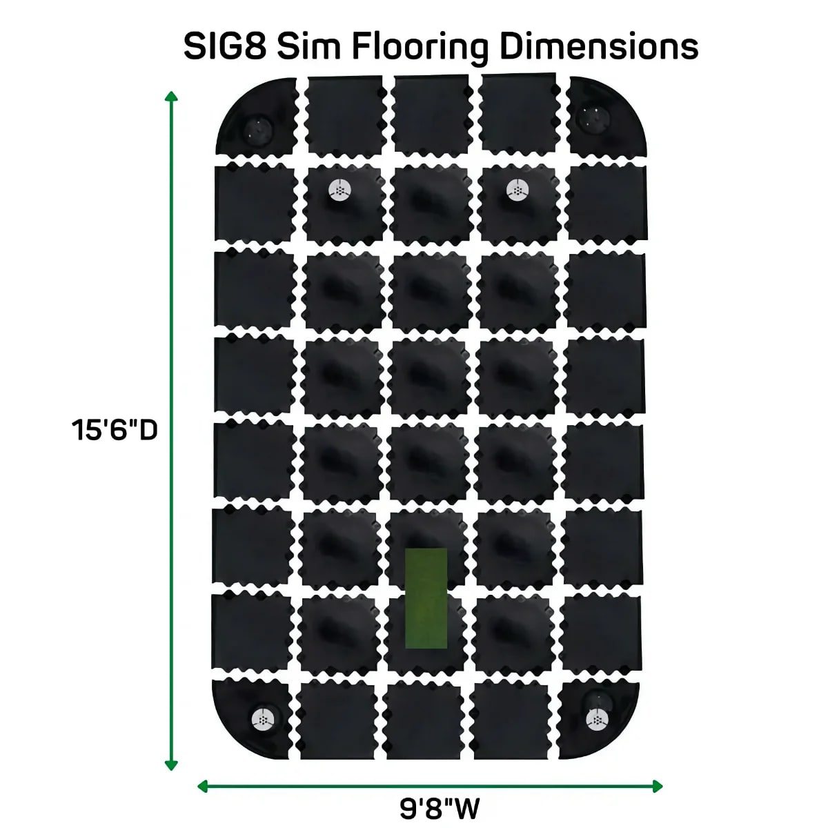 SIGPRO Golf Simulator Flooring