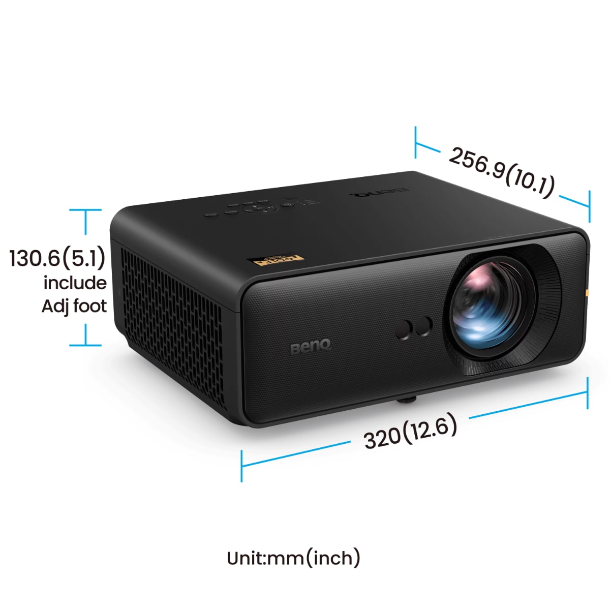 BenQ AH500ST 4000lms 1080p Short Throw Laser Golf Simulator Projector