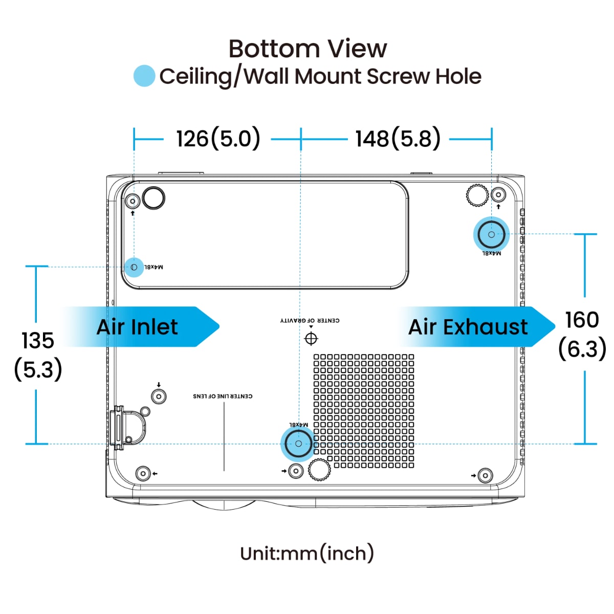 BenQ AH500ST 4000lms 1080p Short Throw Laser Golf Simulator Projector