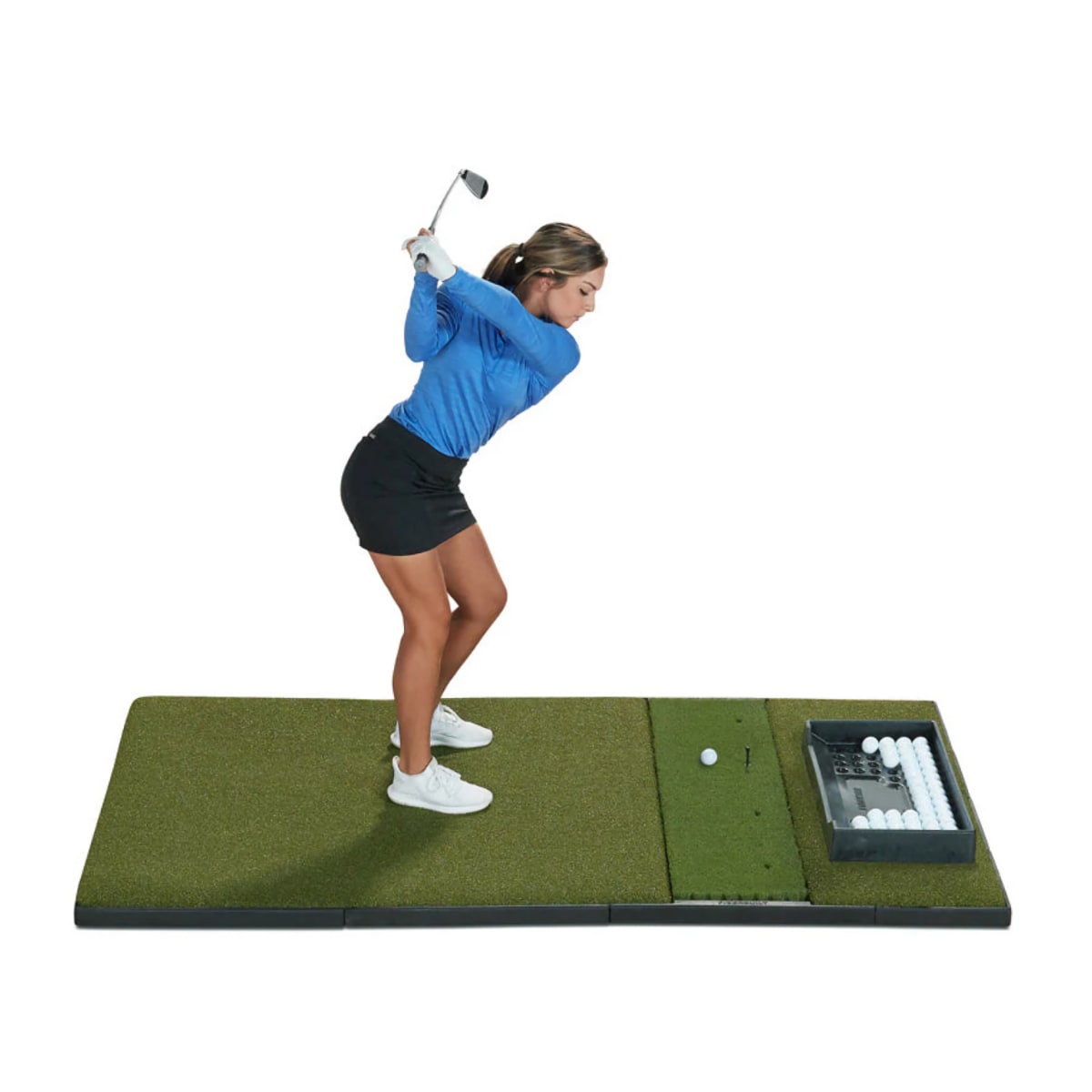 Fiberbuilt Grass Series 7'x4' Studio Golf Mat - Single Hitting