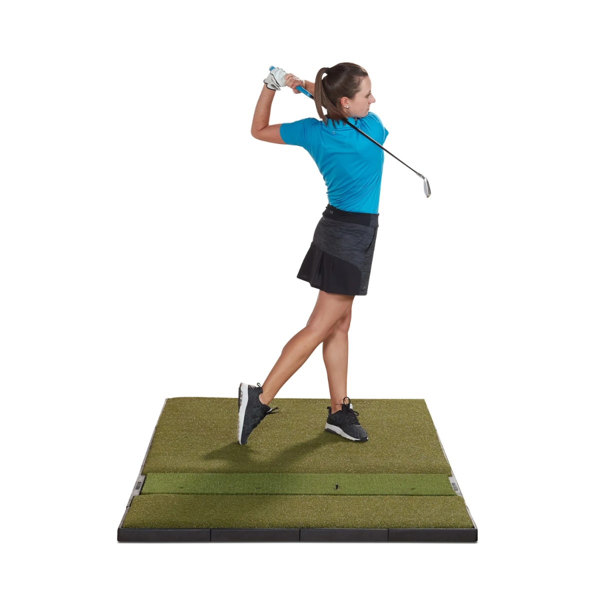 Fiberbuilt Grass Series 7'x4' Studio Golf Mat - Single Hitting