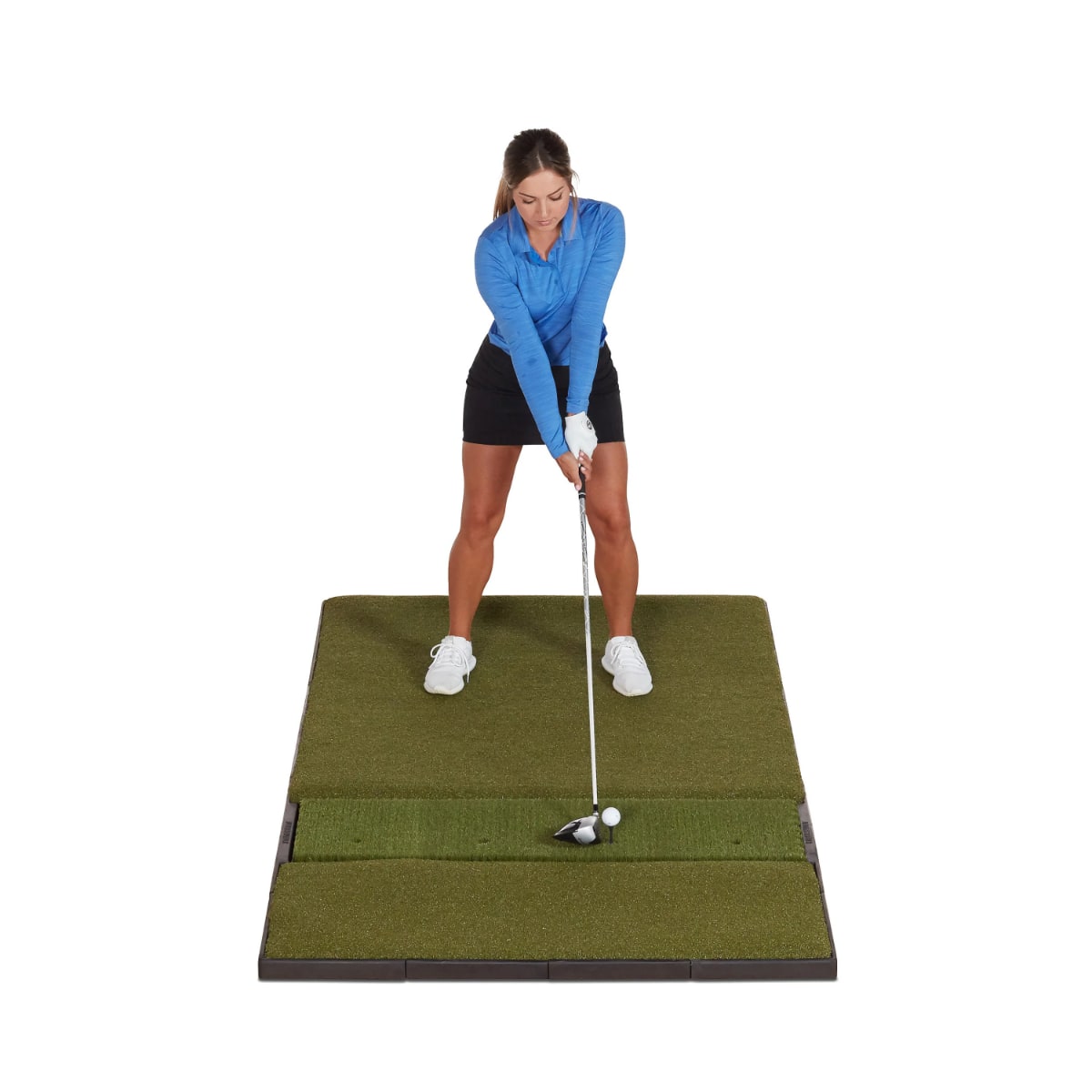 Fiberbuilt Grass Series 7'x4' Studio Golf Mat - Single Hitting