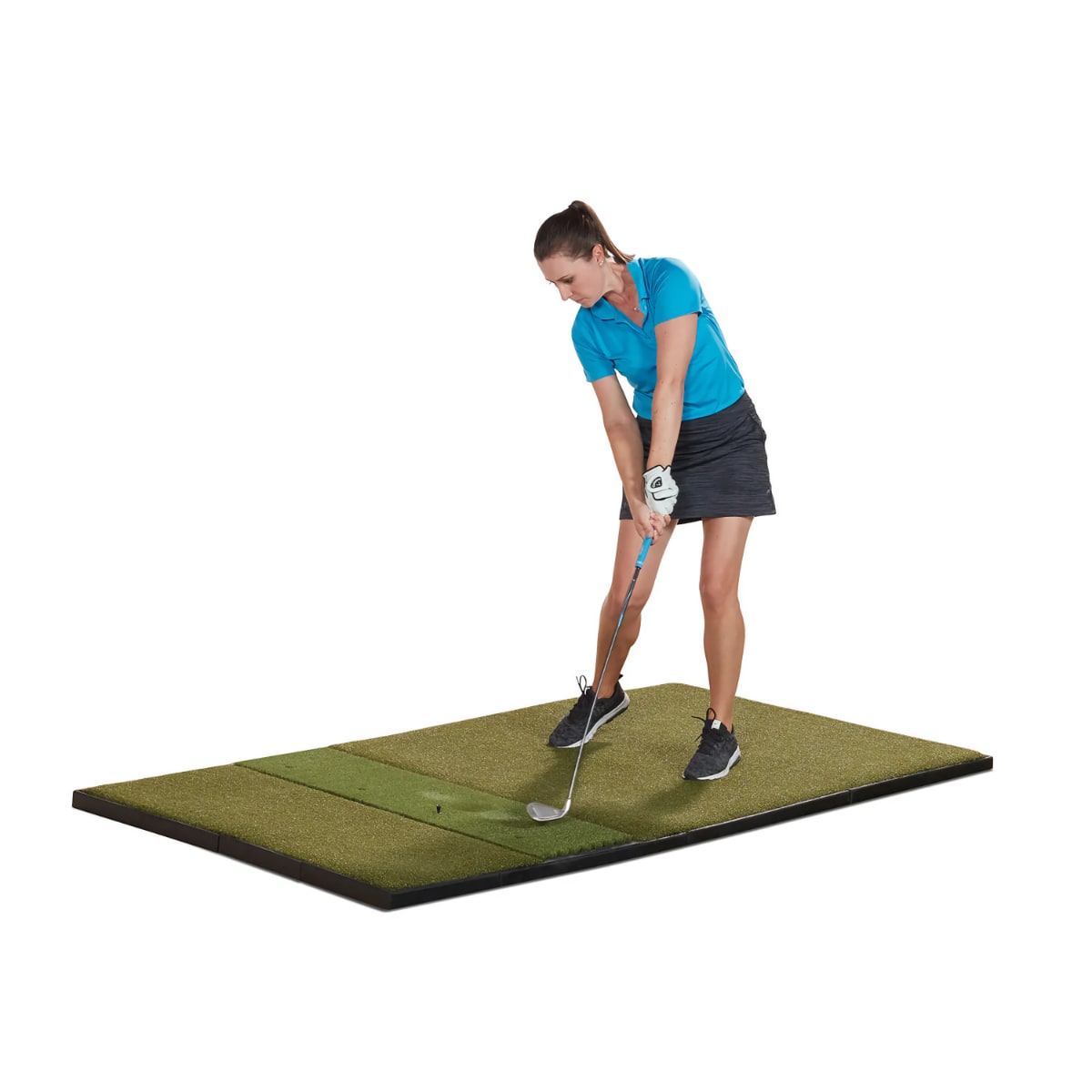 Fiberbuilt Grass Series 7'x4' Studio Golf Mat - Single Hitting