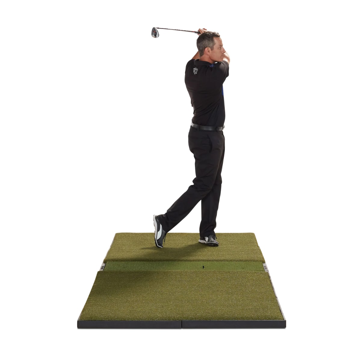 Fiberbuilt Grass Series 9'x4' Studio Golf Mat - Center Hitting