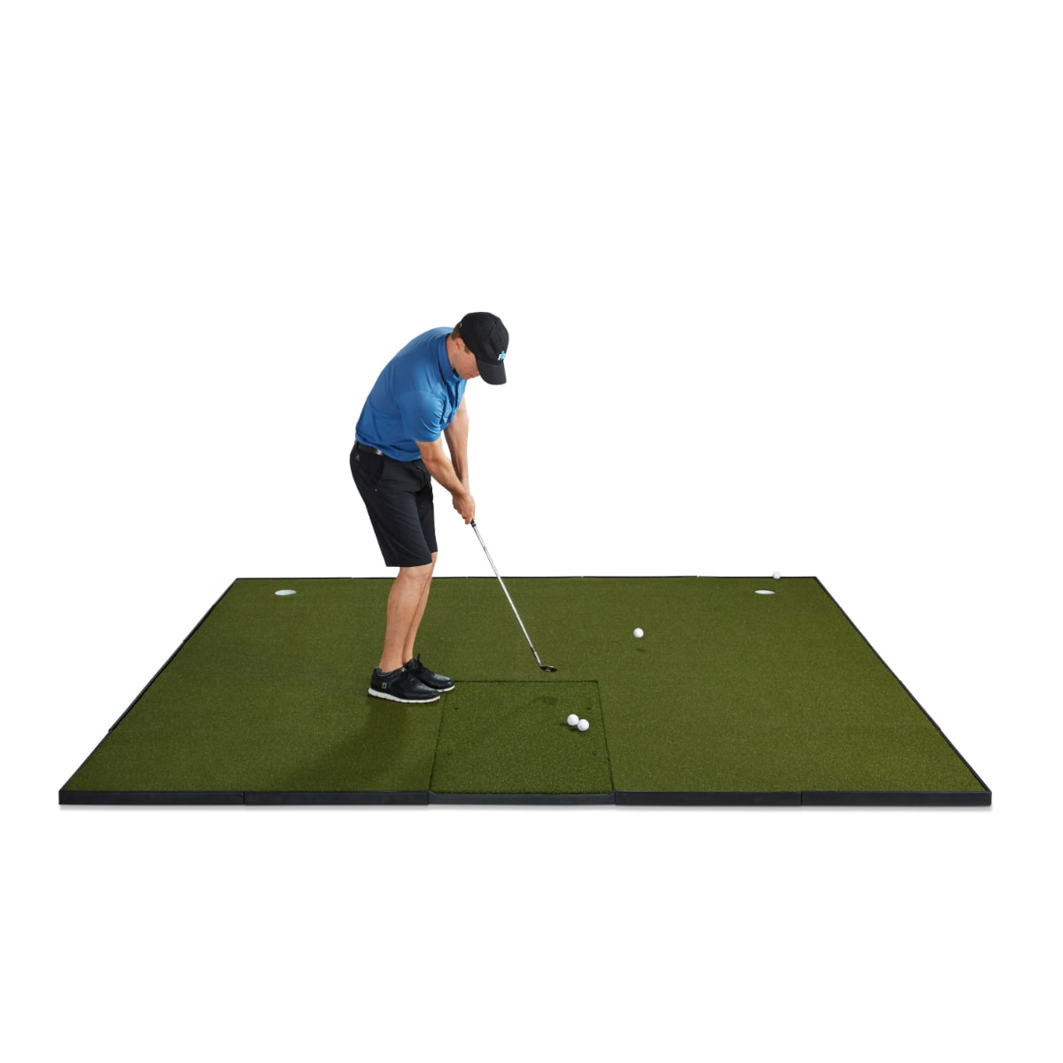 Fiberbuilt Player Preferred Combo Golf Mat – Center Hitting