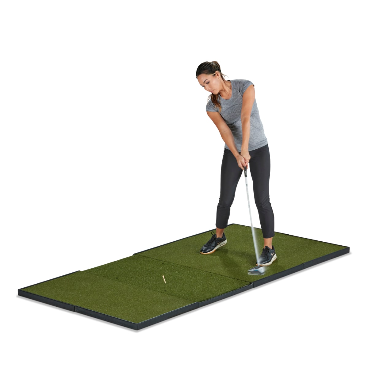Fiberbuilt Player Preferred 8'x4' Studio Golf Mat – Single Hitting