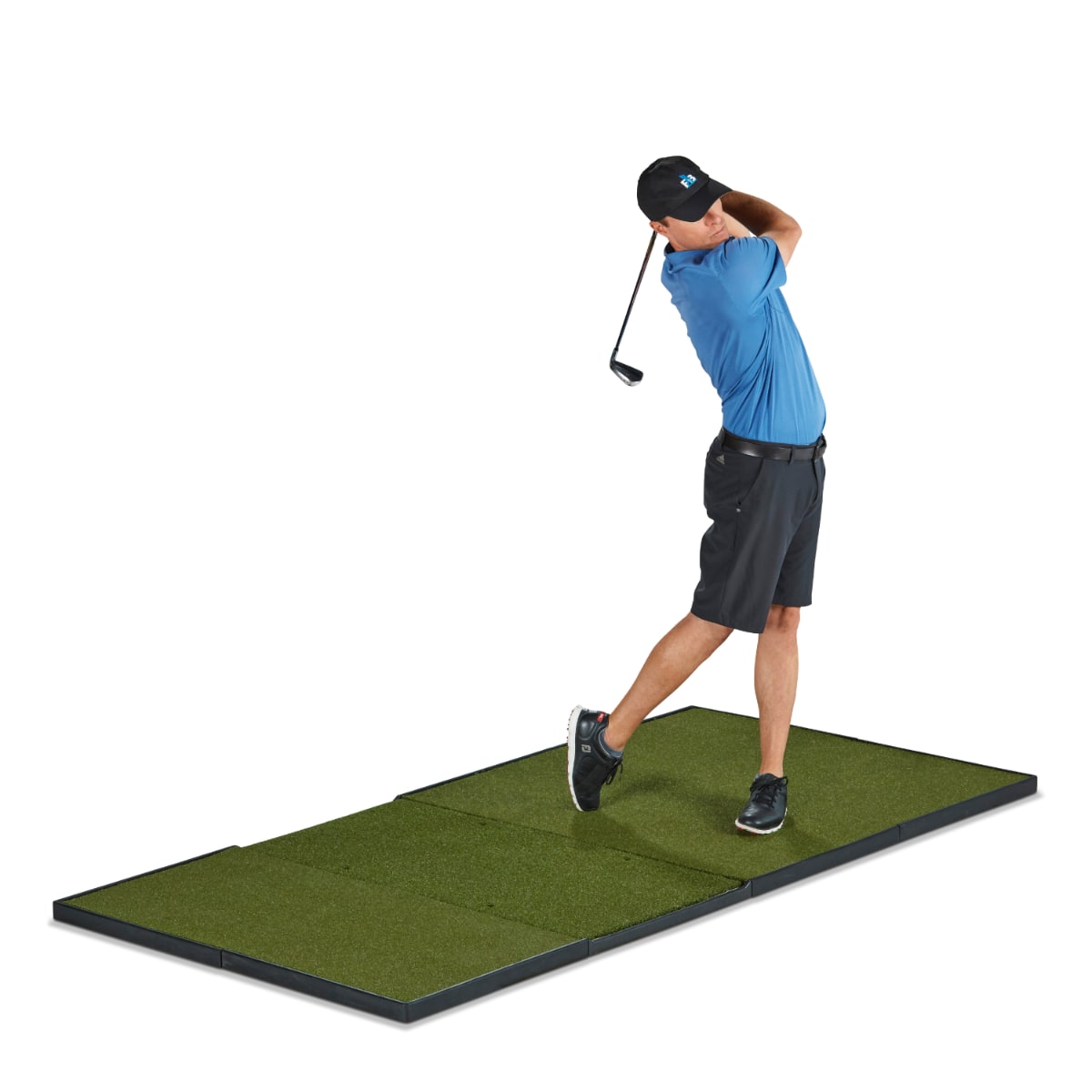 Fiberbuilt Player Preferred 8'x4' Studio Golf Mat – Single Hitting