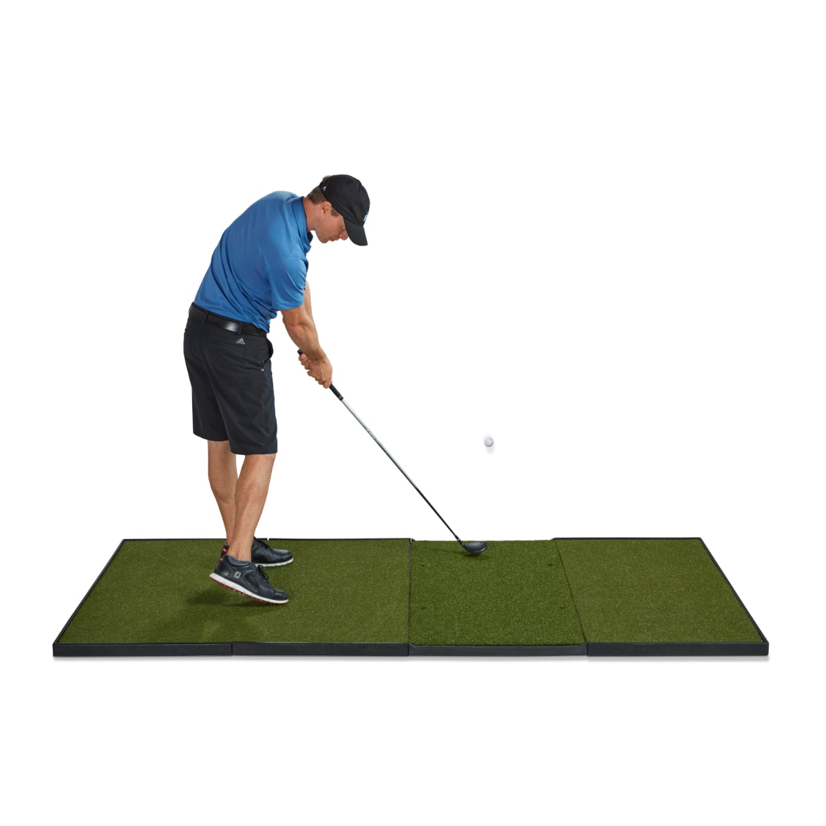 Fiberbuilt Player Preferred 8'x4' Studio Golf Mat – Single Hitting