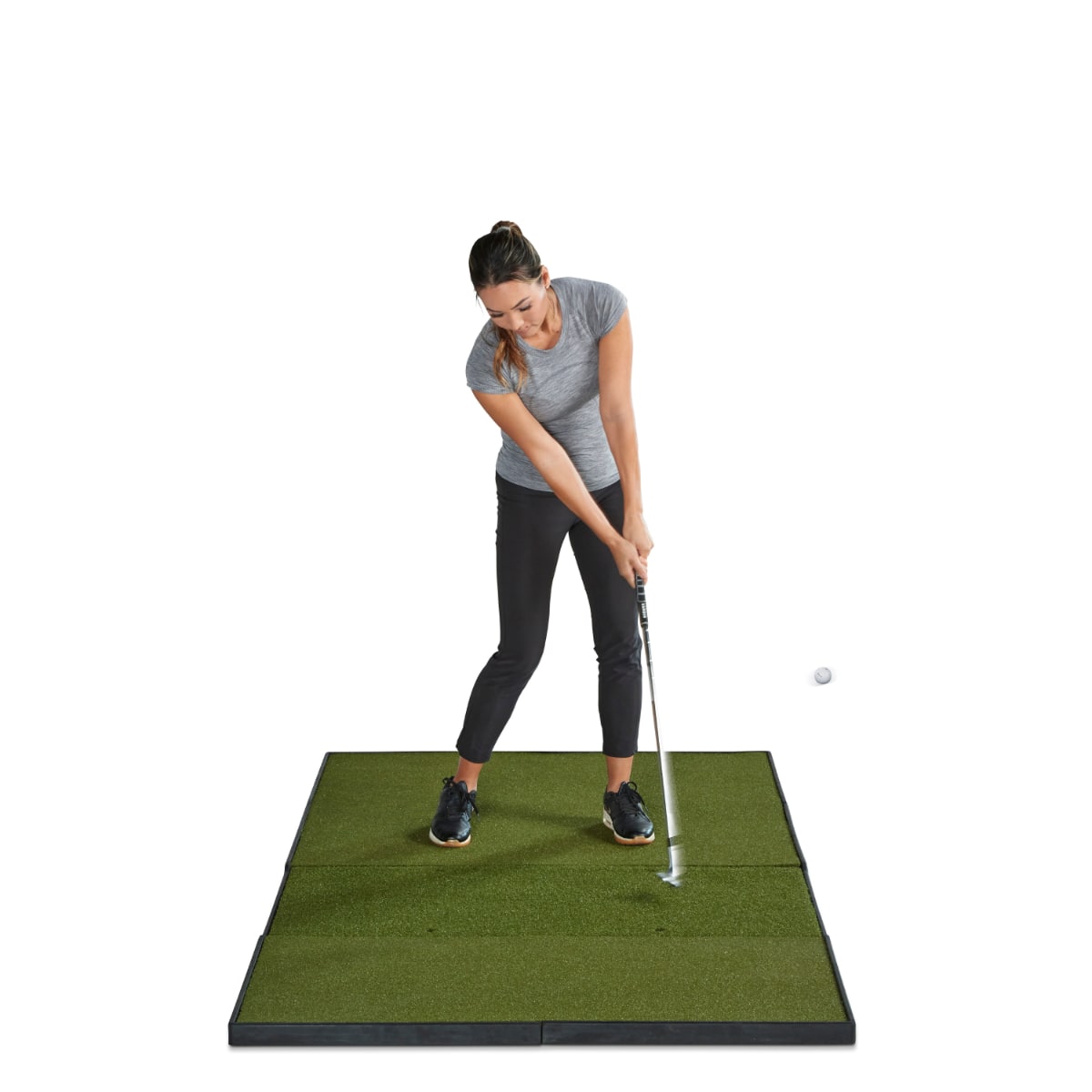 Fiberbuilt Player Preferred 8'x4' Studio Golf Mat – Single Hitting