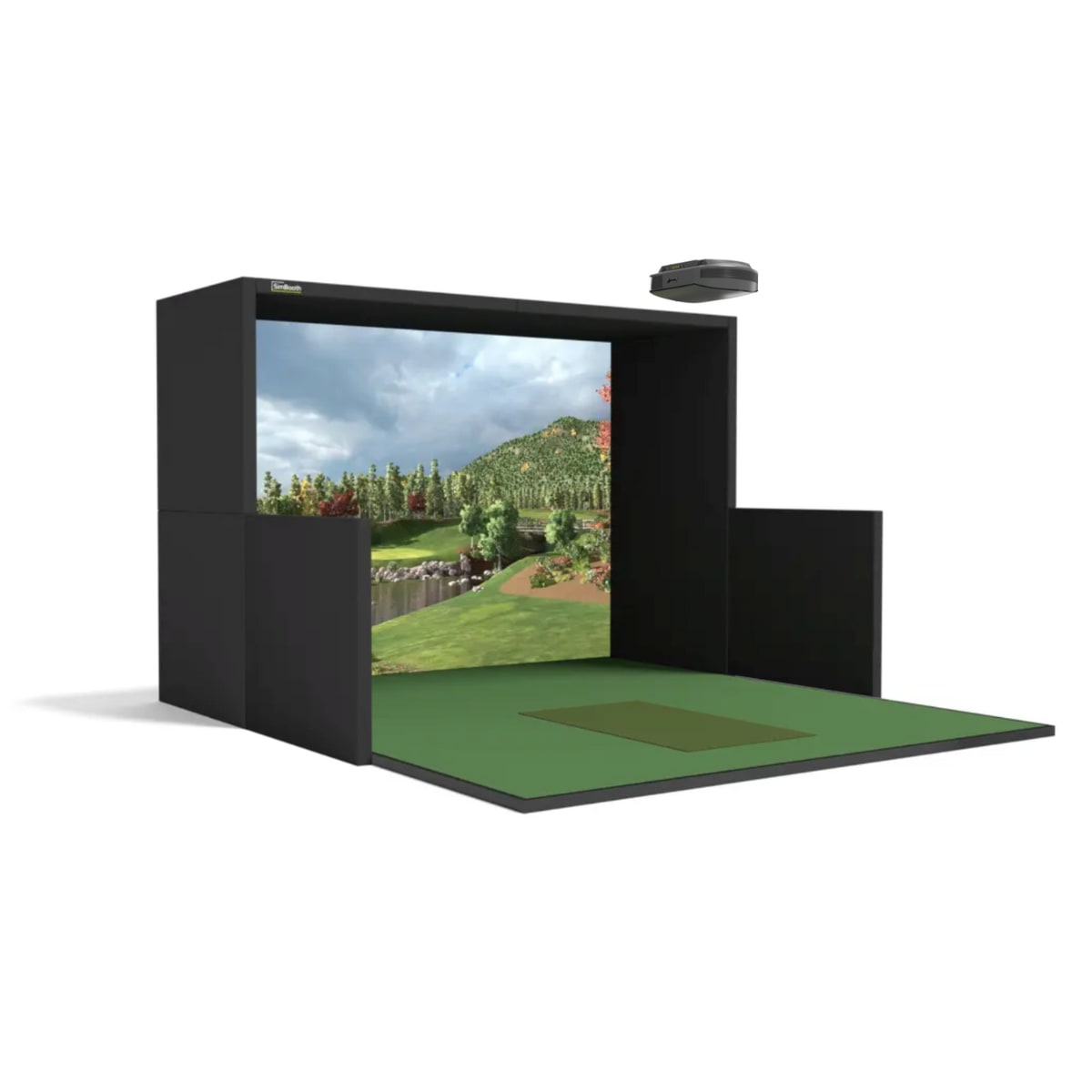 SimBooth 1 Golf Simulator Enclosure
