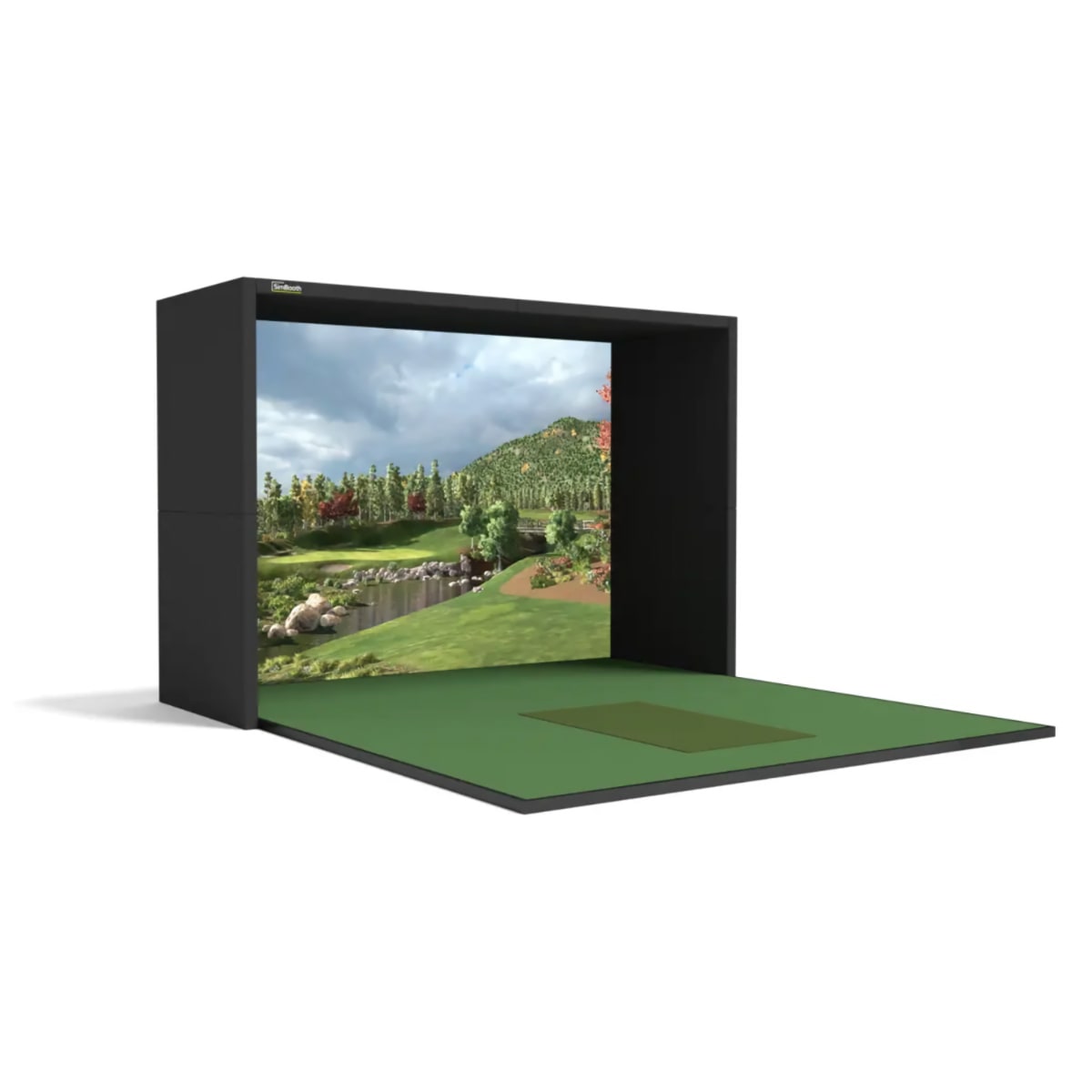 SimBooth 1 Golf Simulator Enclosure