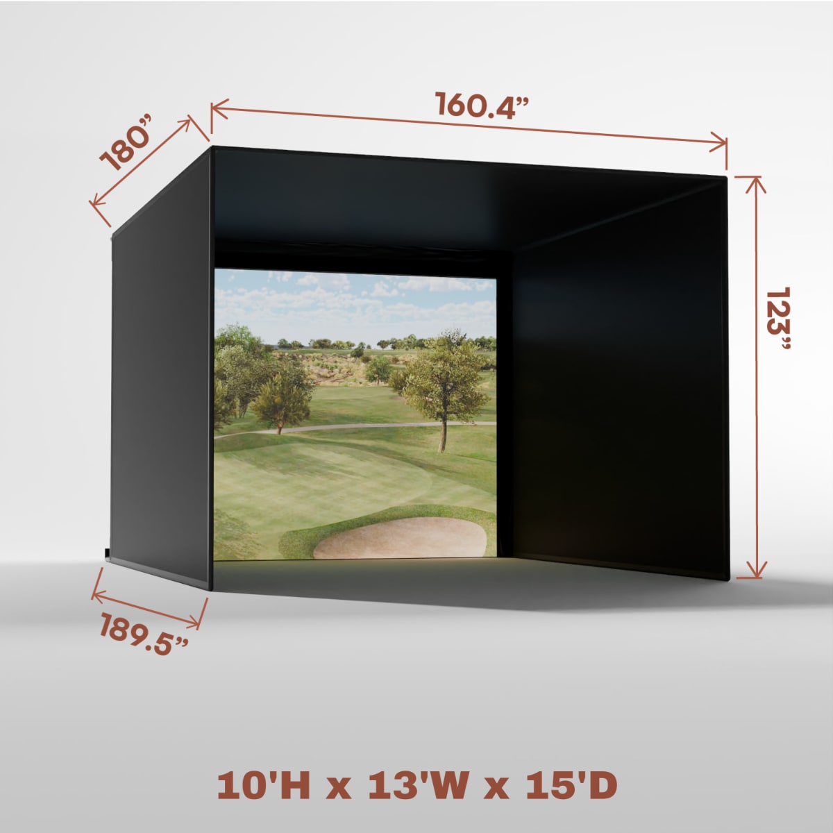 Carl's Place Pro Golf Simulator Enclosure Kit