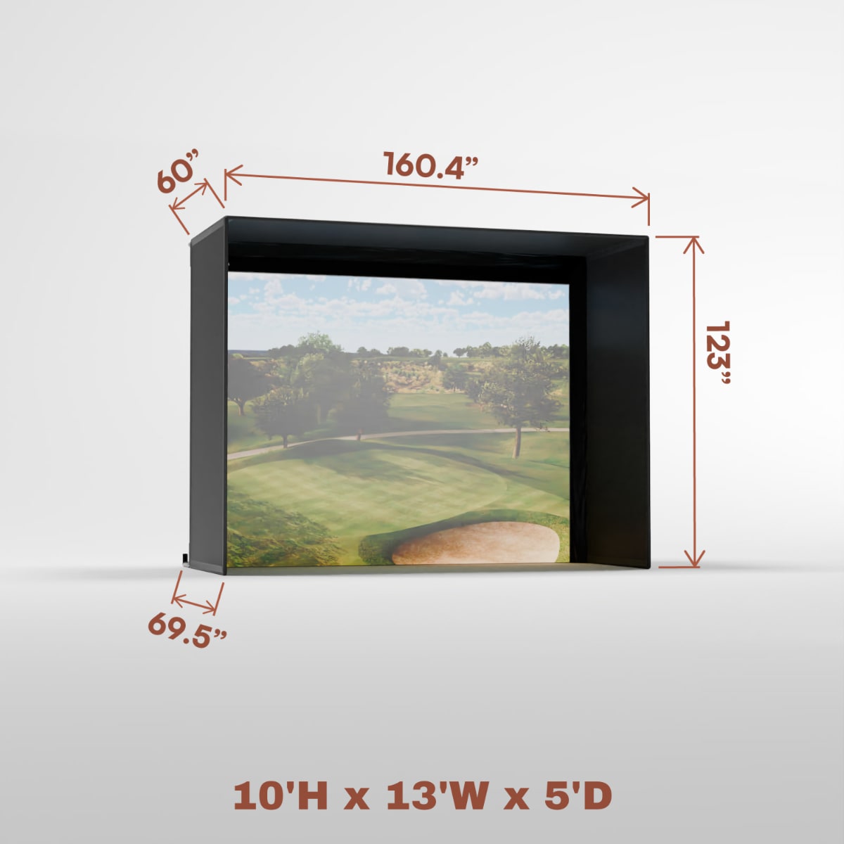 Carl's Place Pro Golf Simulator Enclosure Kit