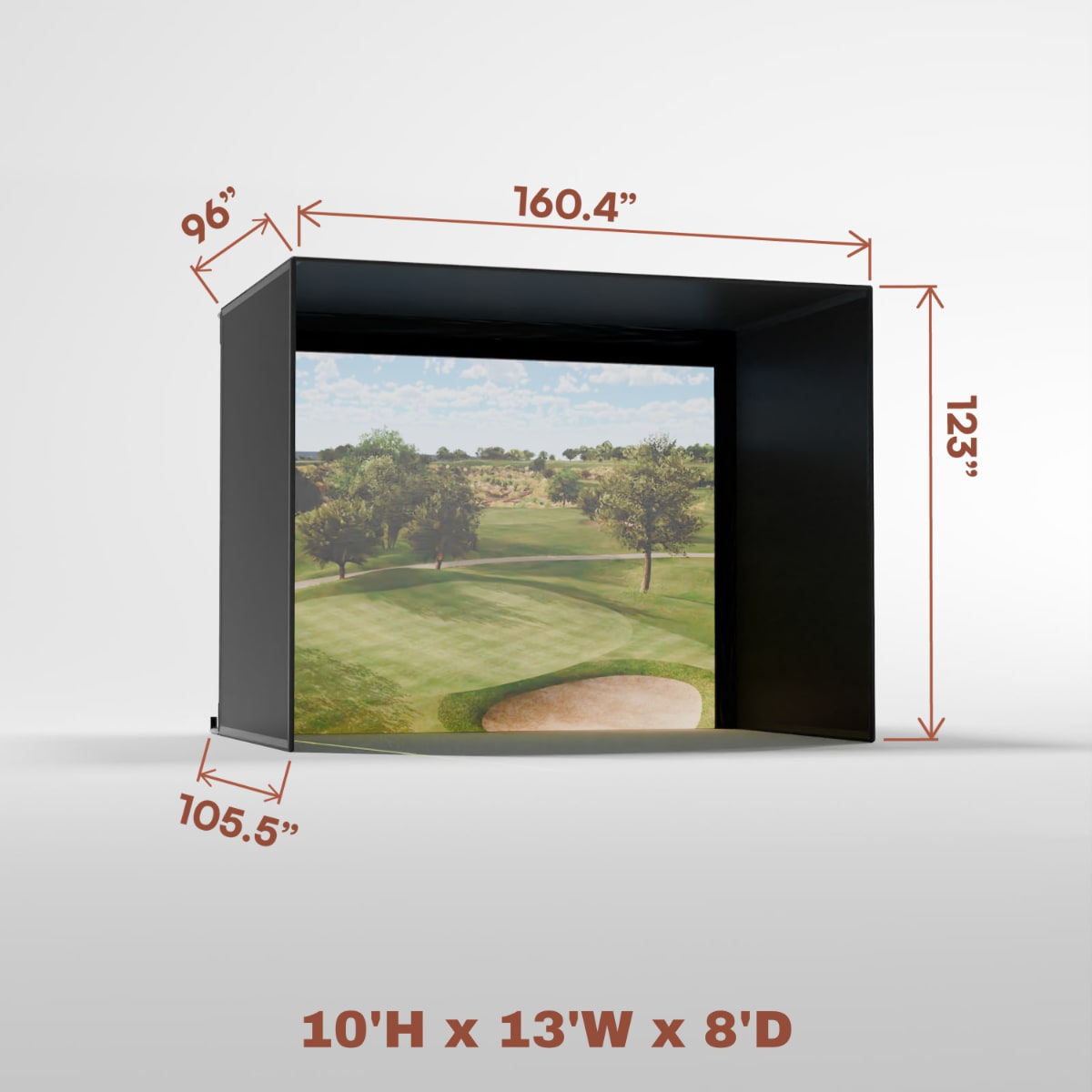 Carl's Place Pro Golf Simulator Enclosure Kit