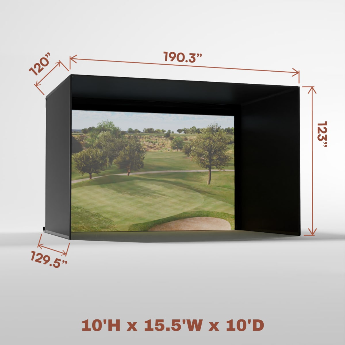 Carl's Place Pro Golf Simulator Enclosure Kit