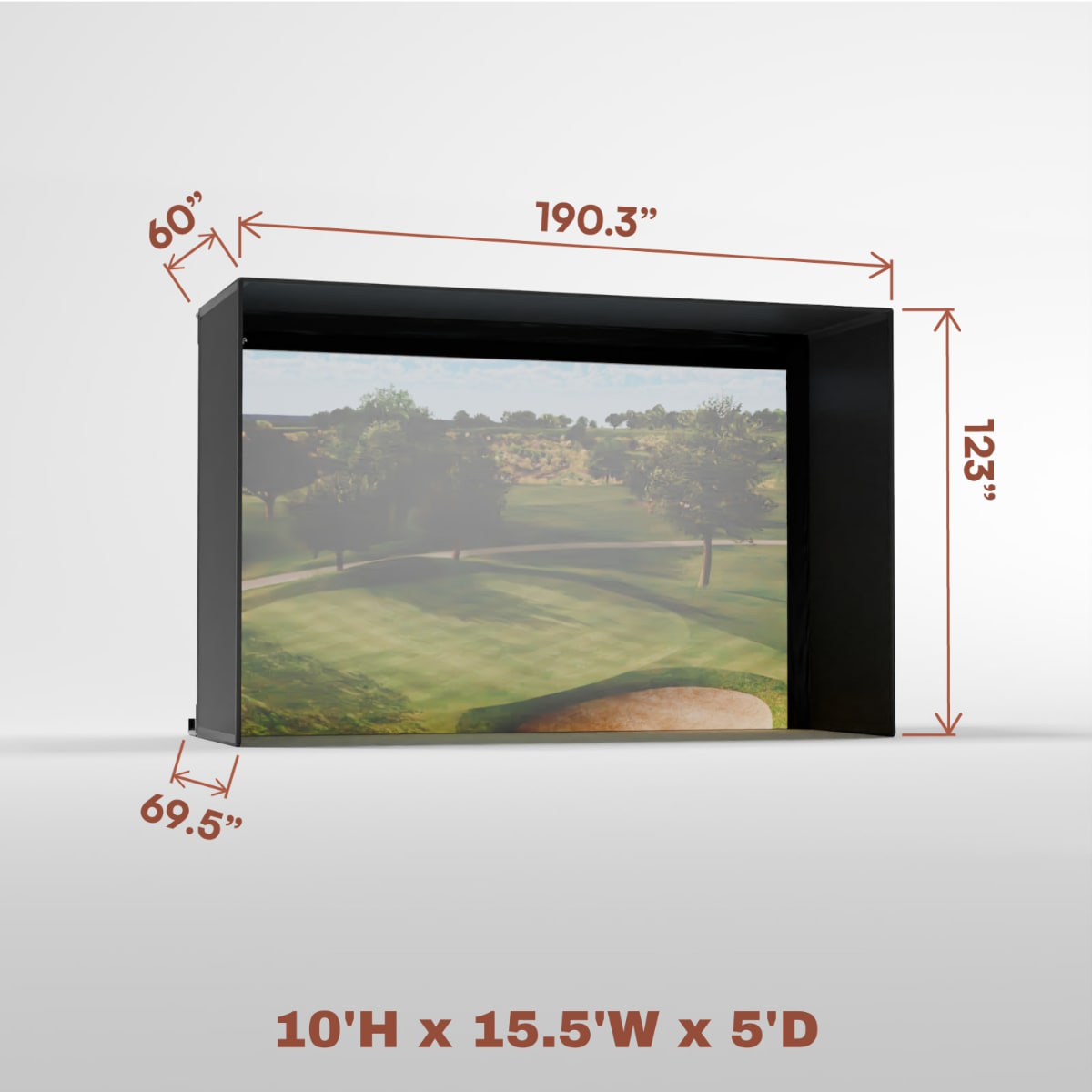 Carl's Place Pro Golf Simulator Enclosure Kit