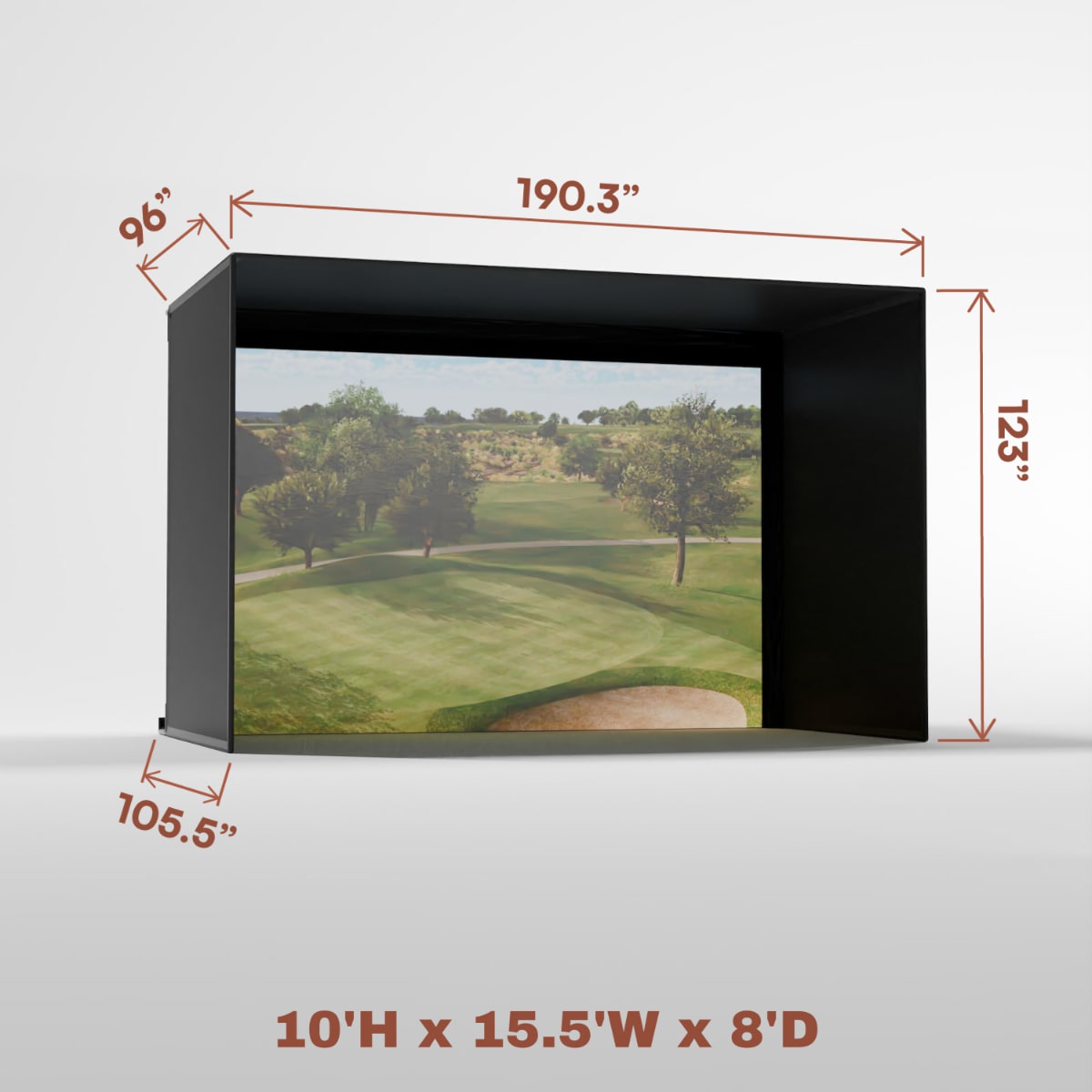 Carl's Place Pro Golf Simulator Enclosure Kit