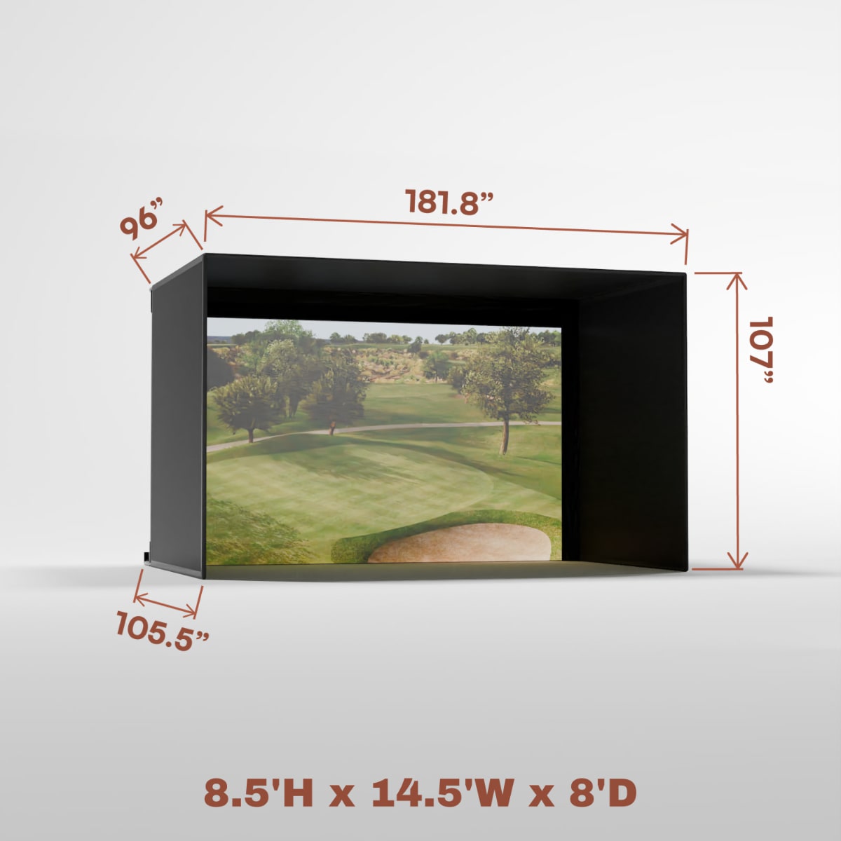 Carl's Place Pro Golf Simulator Enclosure Kit