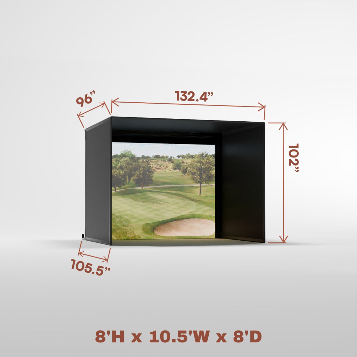 Carl's Place Pro Golf Simulator Enclosure Kit