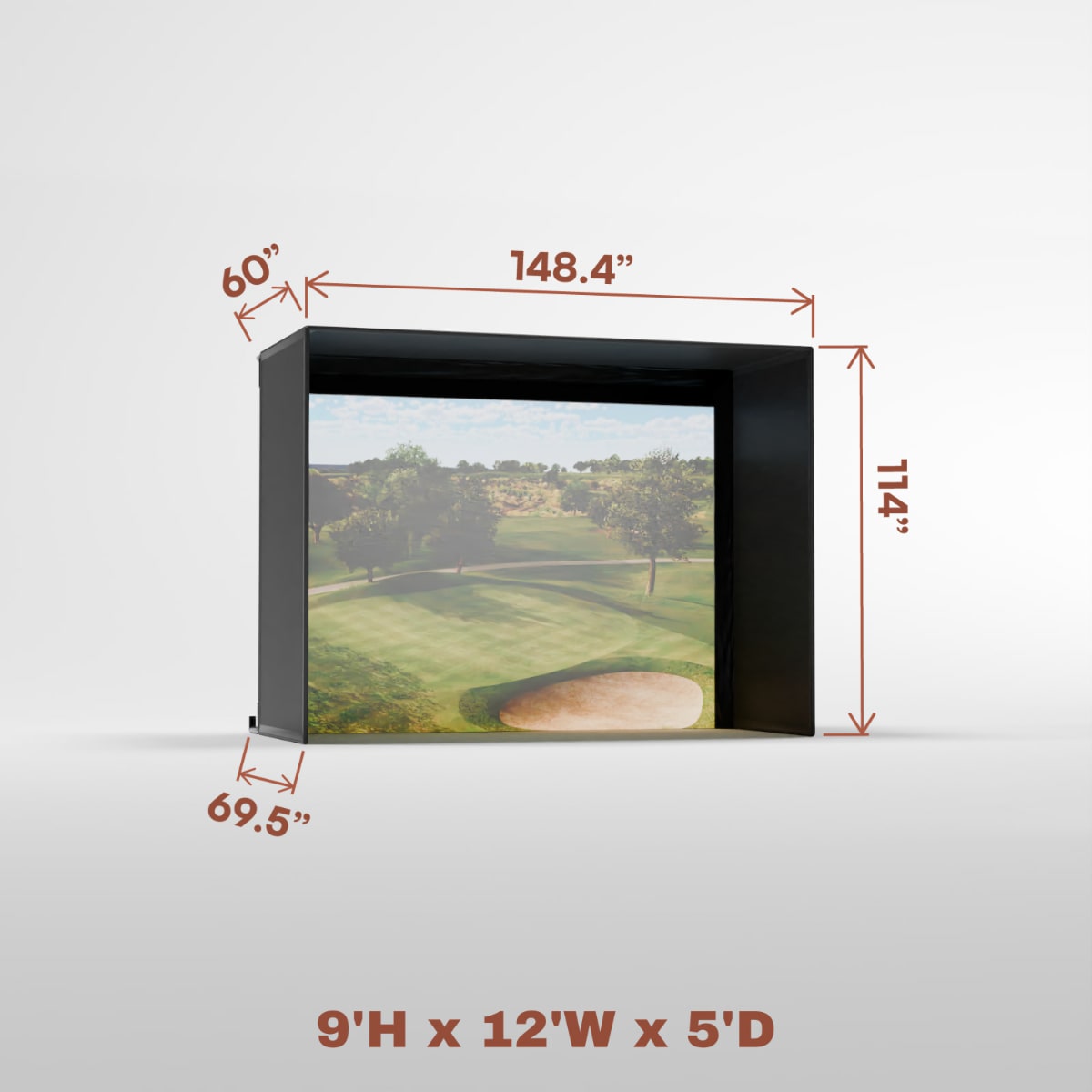 Carl's Place Pro Golf Simulator Enclosure Kit