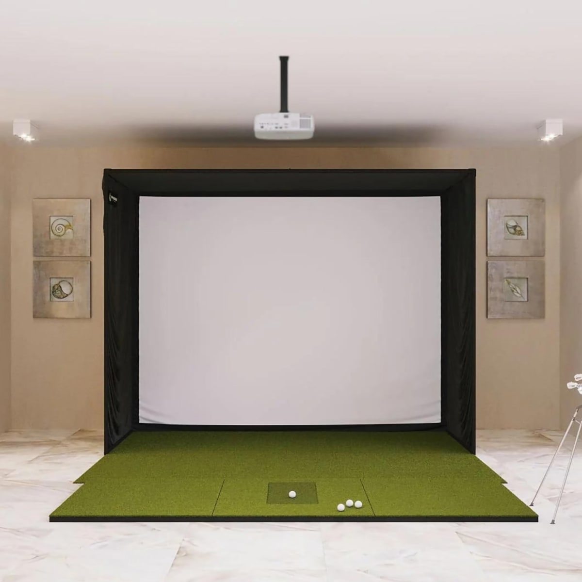 SIG10 Golf Simulator Studio (Complete Package)