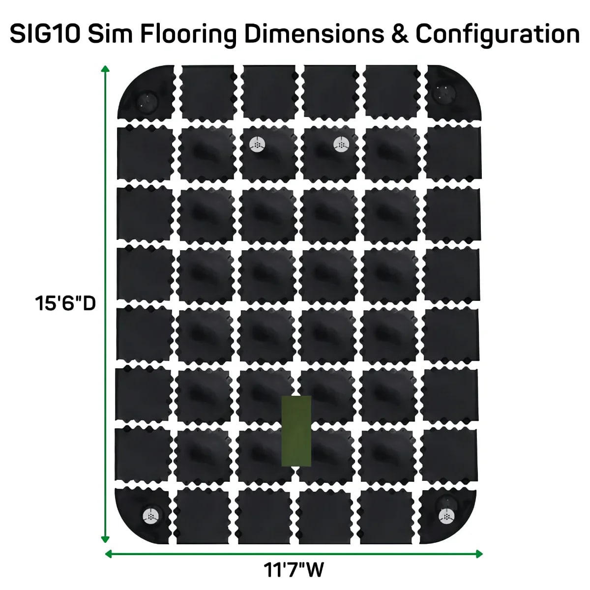 SIGPRO Golf Simulator Flooring