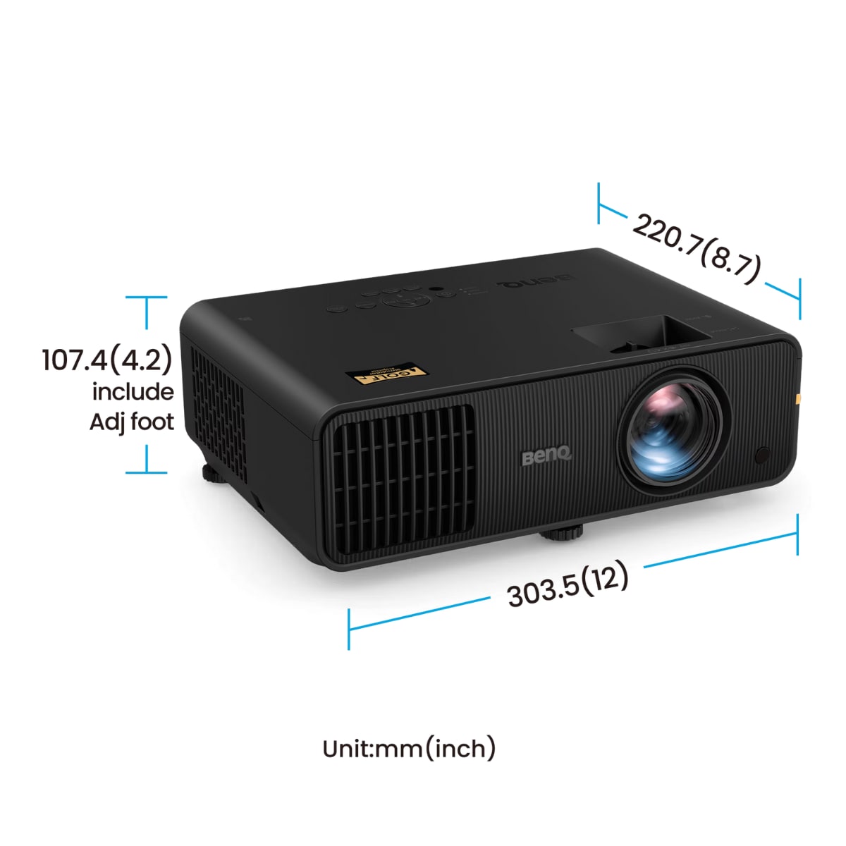 BenQ AW30ST 3200lms WXGA Short Throw LED Golf Simulator Projector