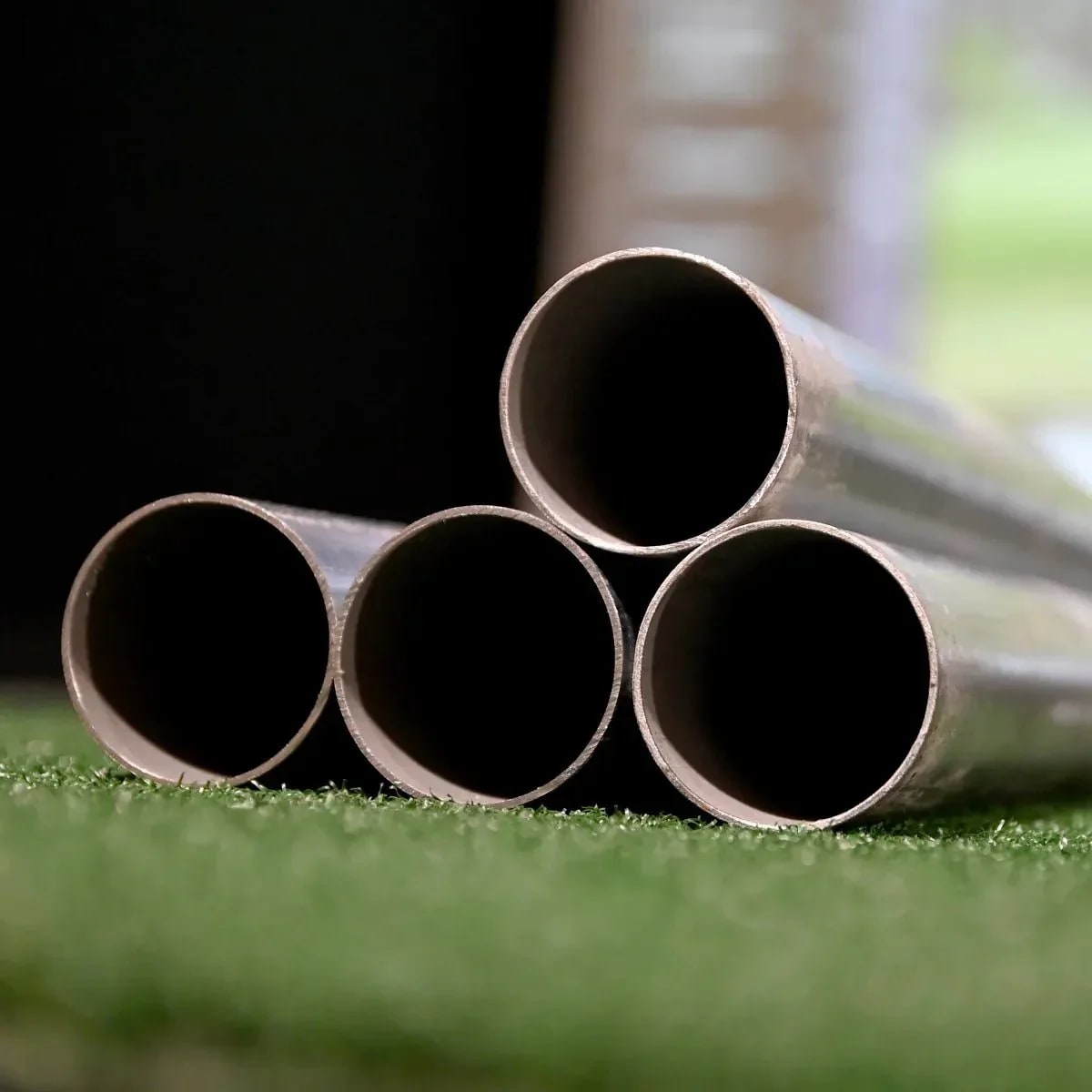 Carl's Place Pipes for Curved Golf Enclosure