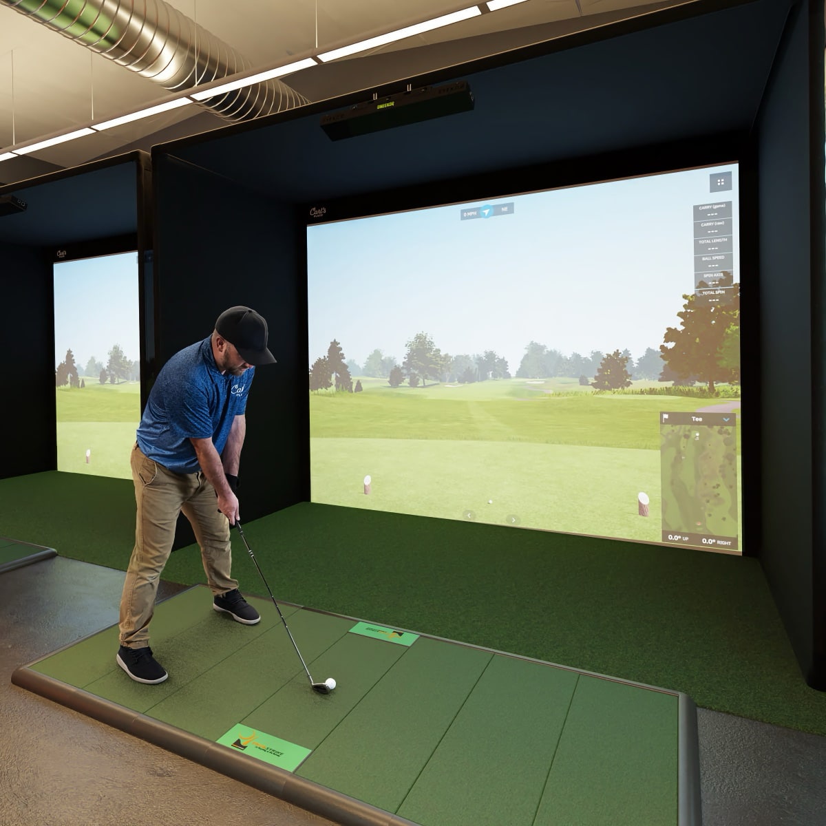 Carl's Place Pro Golf Simulator Enclosure Kit (New Version)