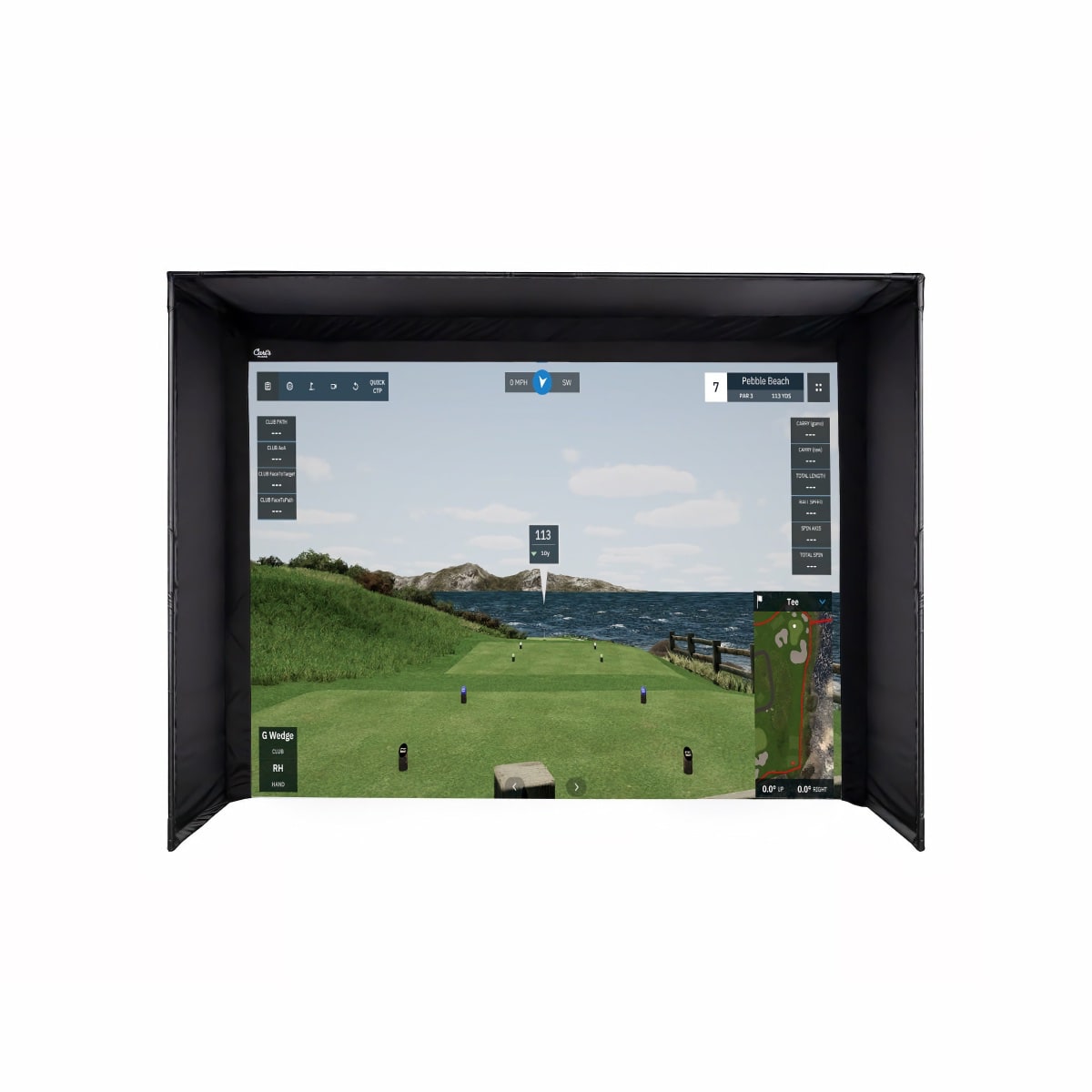 Carl's Place DIY Golf Simulator Enclosure Kit With Impact Screen