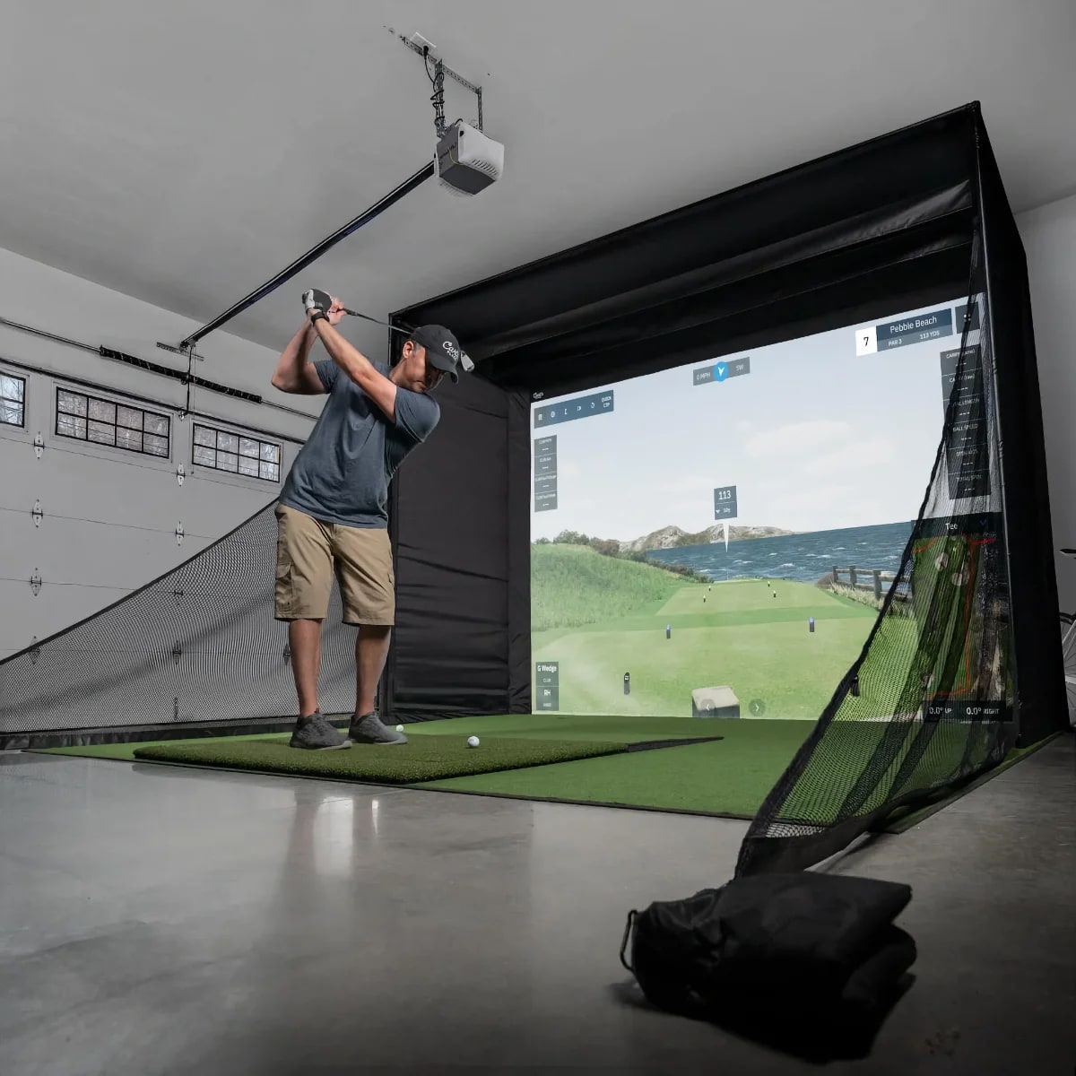 GolfJoy GDS Plus 4K Golf Simulator Package