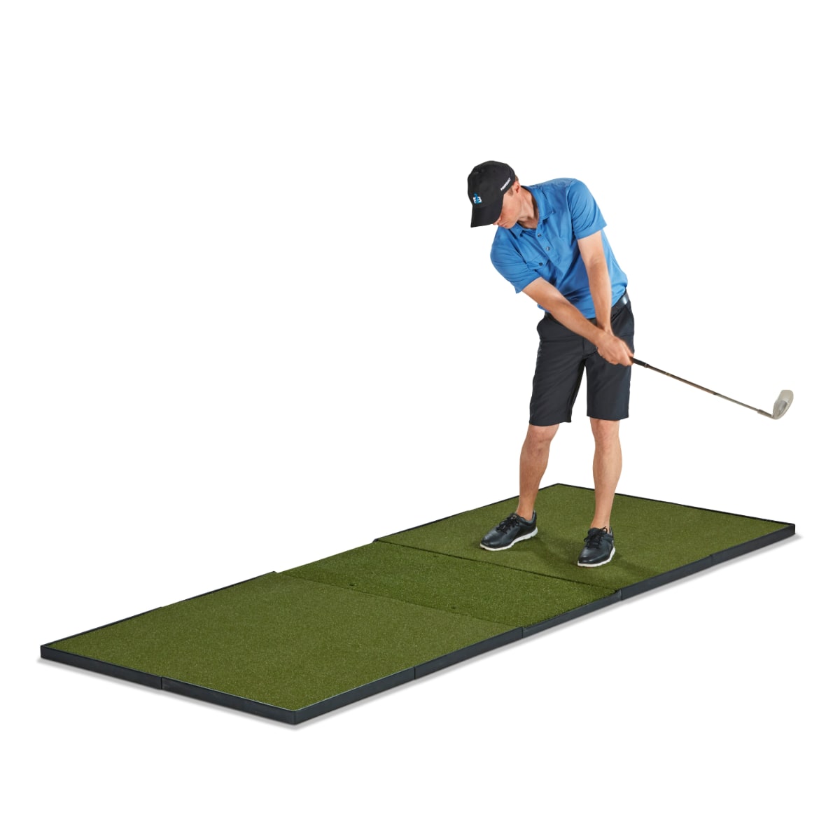 Fiberbuilt Player Preferred 10'x4' Studio Golf Mat – Center Hitting