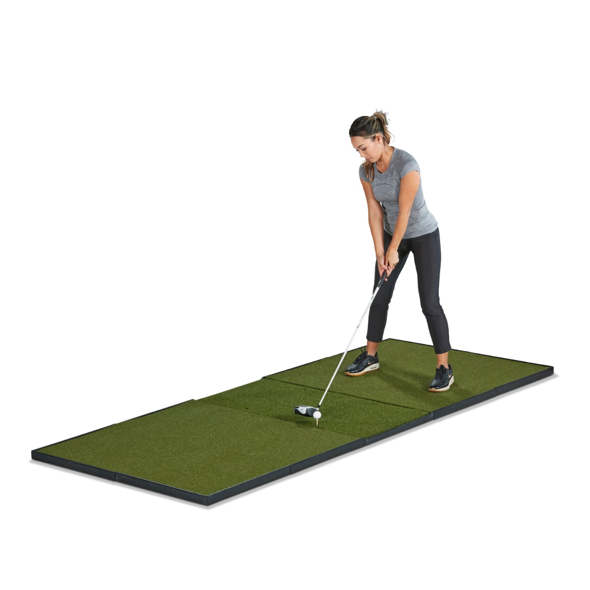 Fiberbuilt Player Preferred 10'x4' Studio Golf Mat – Center Hitting