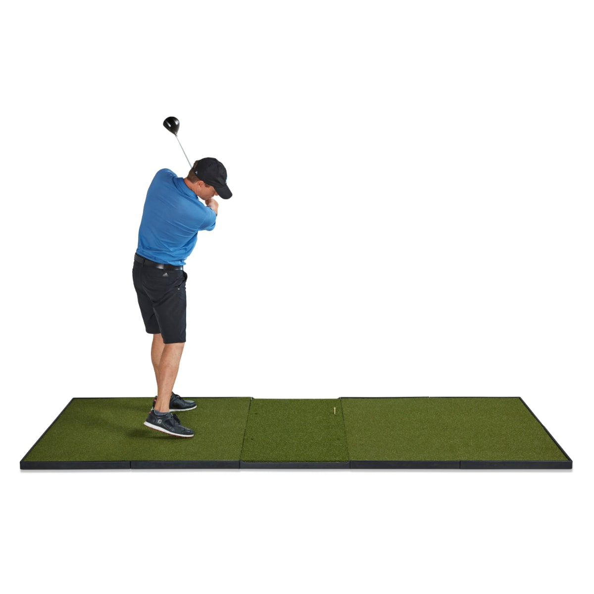 Fiberbuilt Player Preferred 10'x4' Studio Golf Mat – Center Hitting