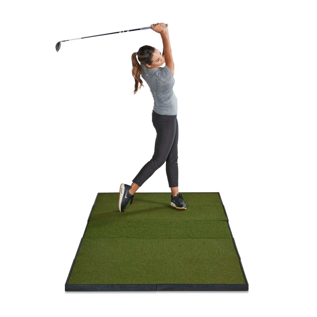 Fiberbuilt Player Preferred 10'x4' Studio Golf Mat – Center Hitting