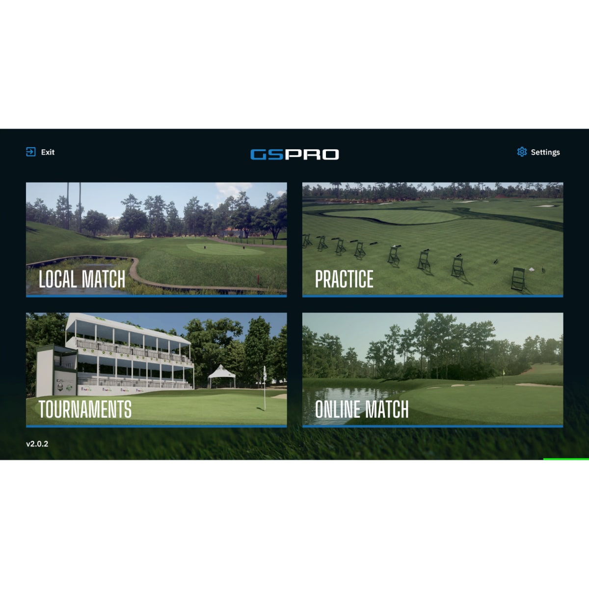 GSPro Golf Simulation Software