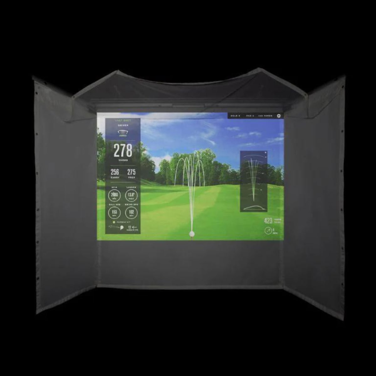 HomeCourse ProScreen 180 Retractable Golf Enclosure