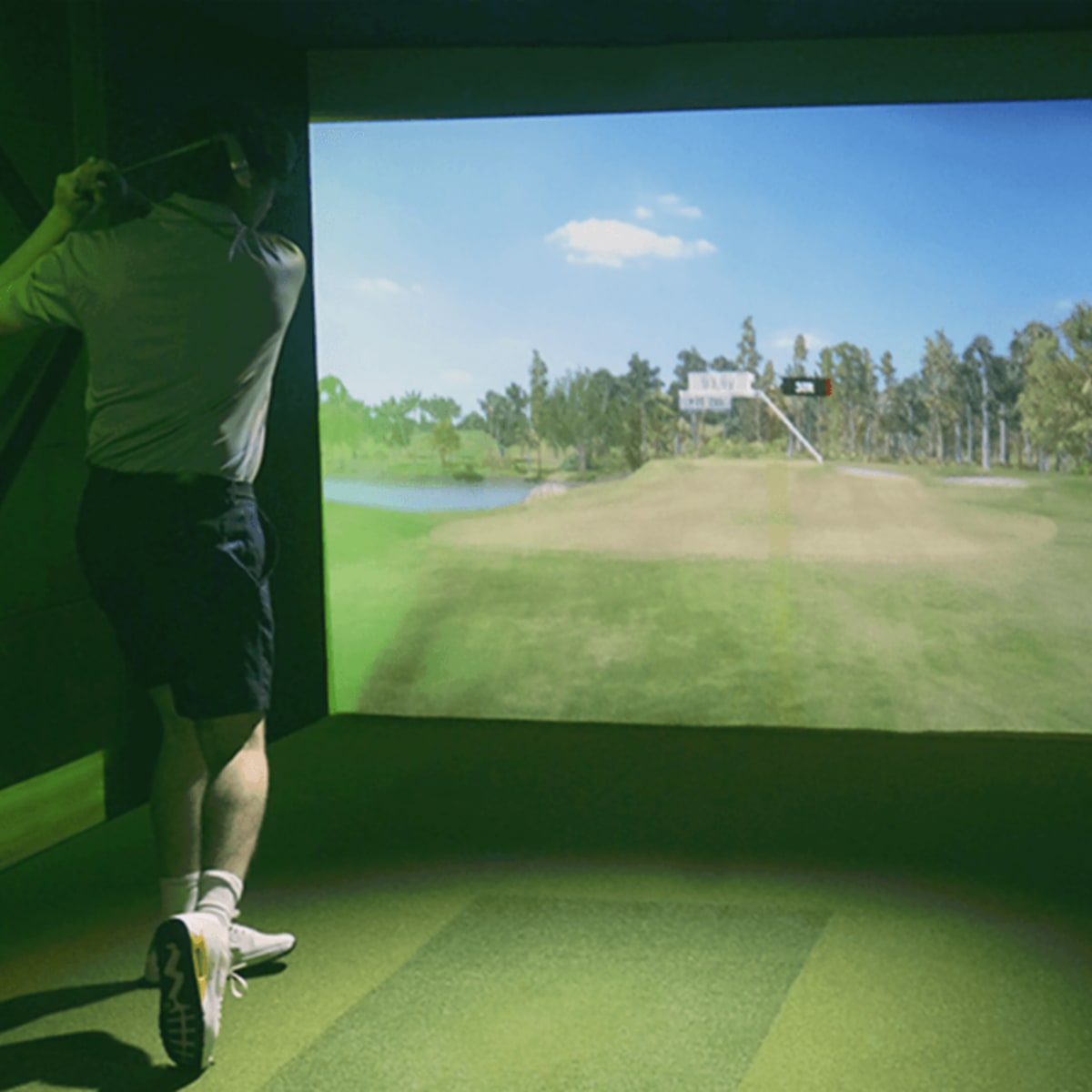 SimBooth 1 Golf Simulator Enclosure