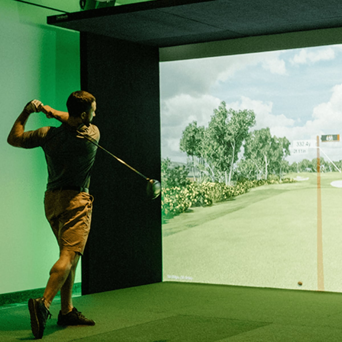 SimBooth 1 Golf Simulator Enclosure