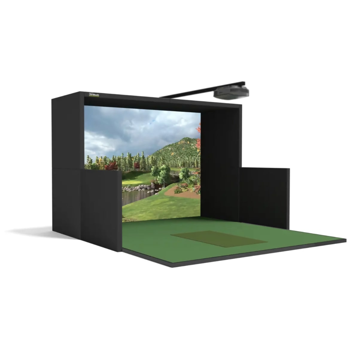 SimBooth 1 Golf Simulator Enclosure