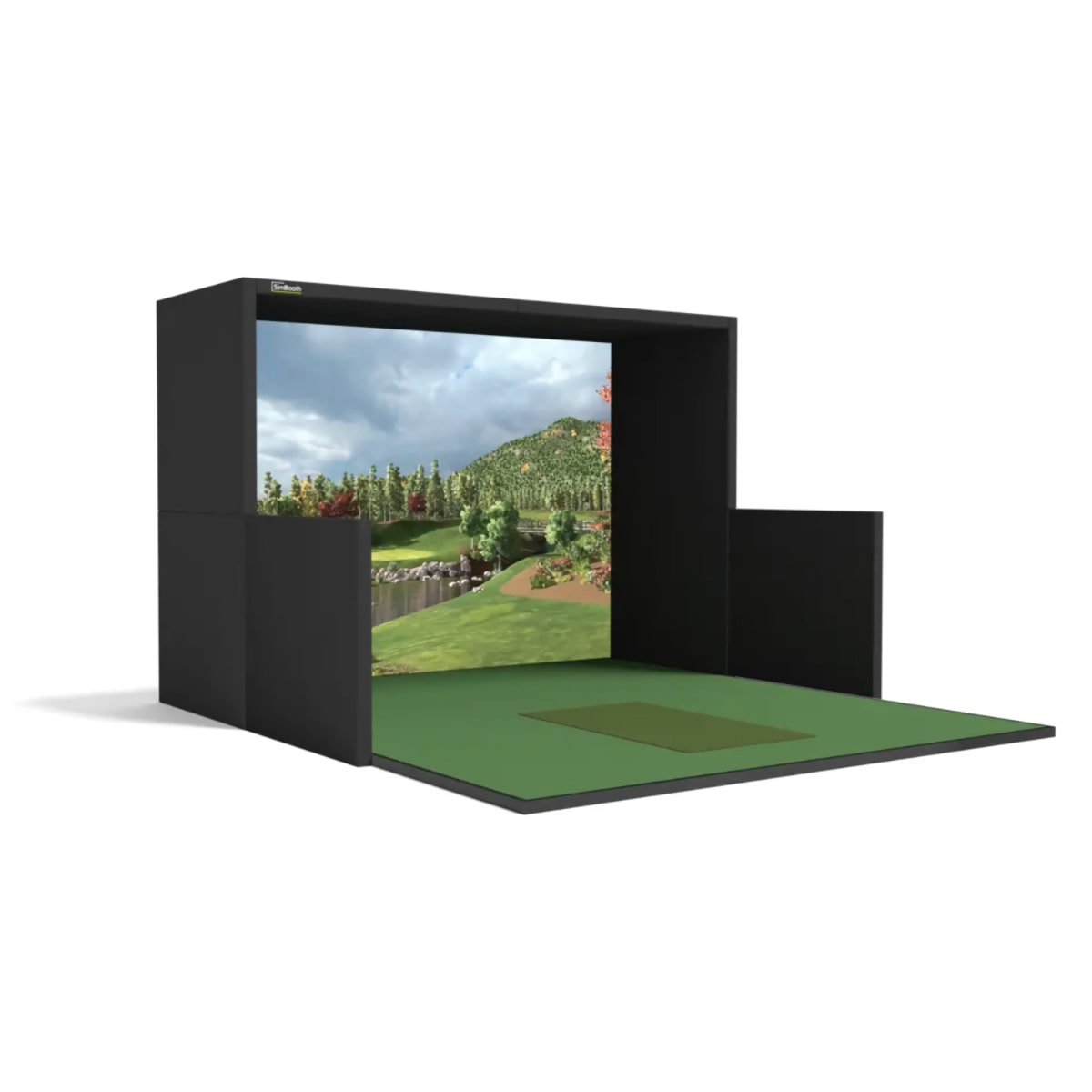 SimBooth 1 Golf Simulator Enclosure