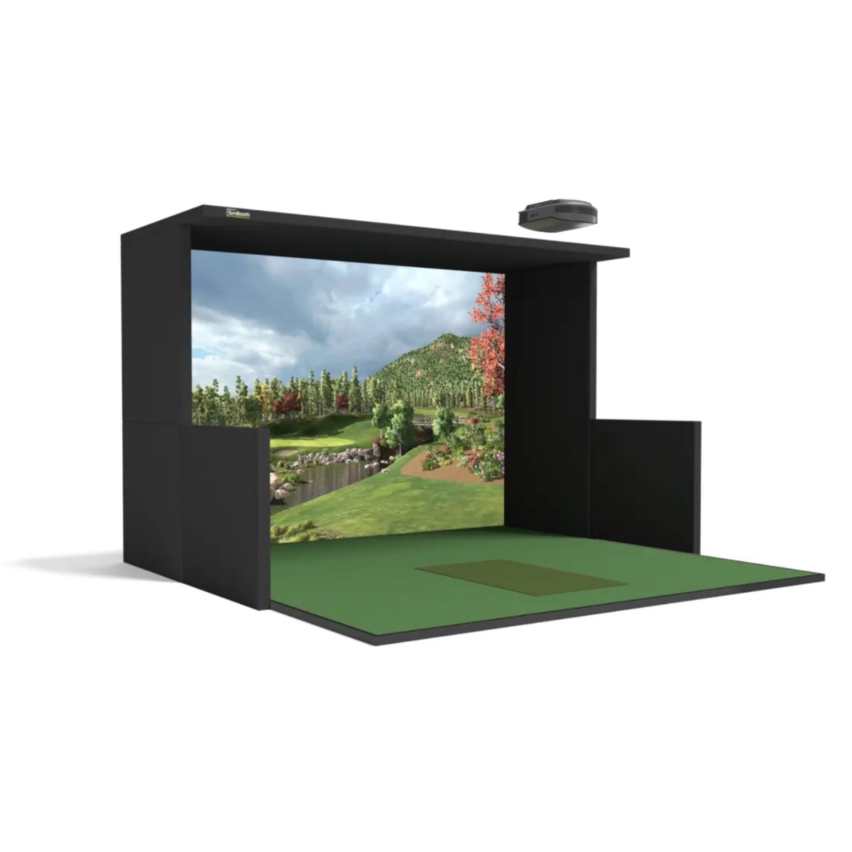 SimBooth 2 Golf Simulator Enclosure