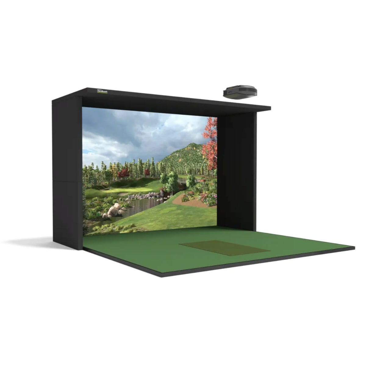 SimBooth 2 Golf Simulator Enclosure