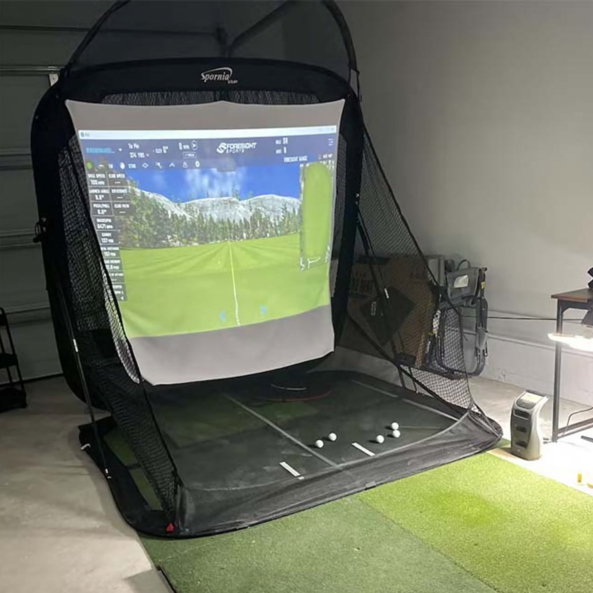 Spornia Golf Simulator Target Sheet